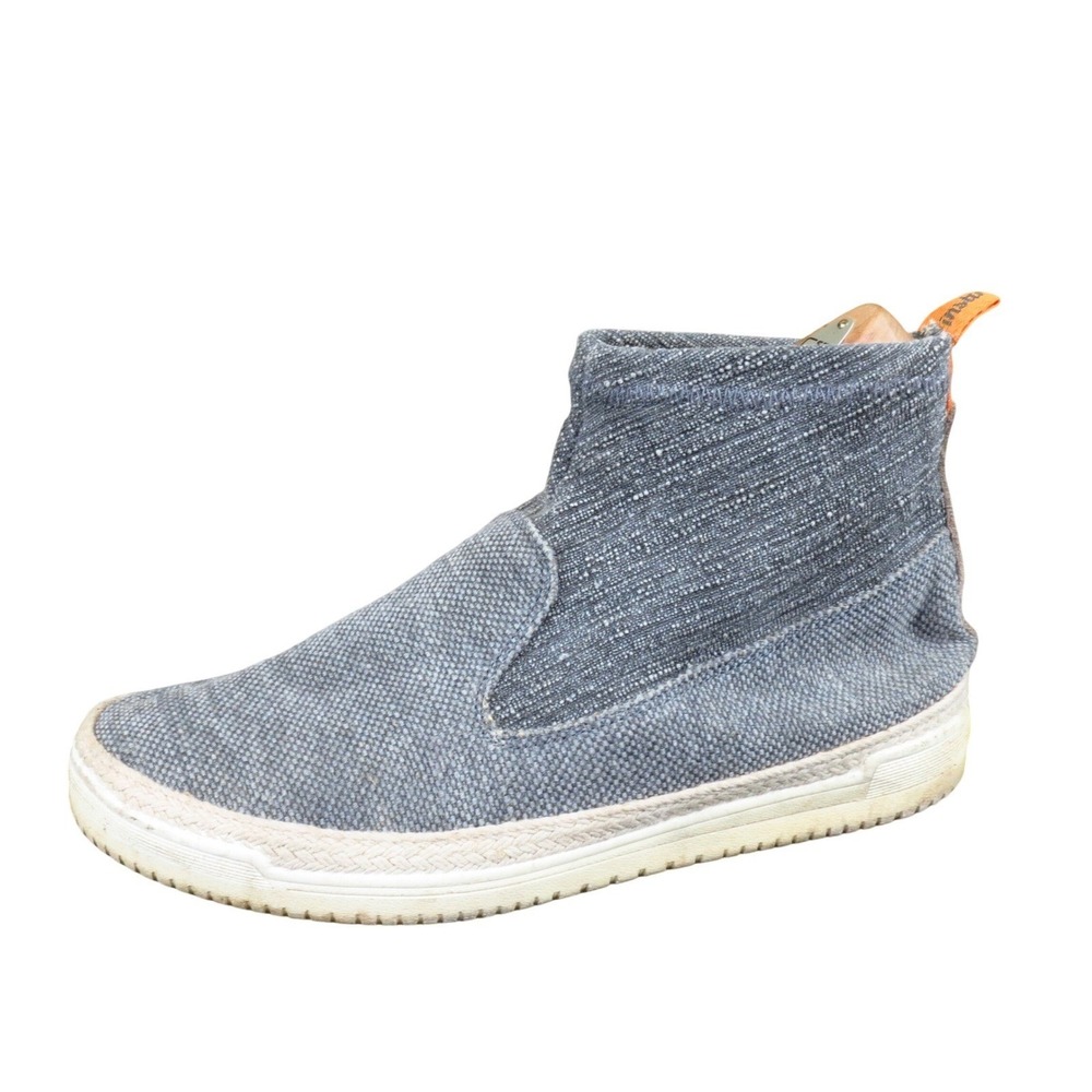 Toni Pons Instint Womens High Top Canvas Boots Size 40 Espadrille Grey Textile